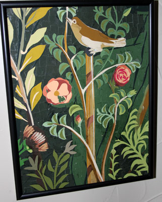 paper art bird