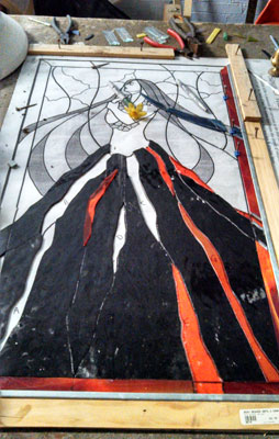 Pele stained glass 2