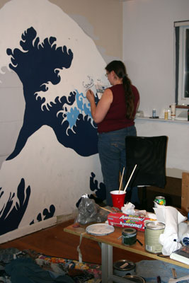 wave wall in progress