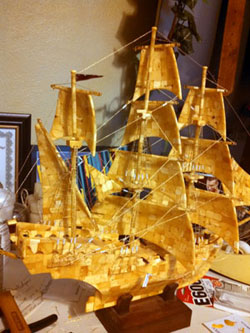 Amber ship repair