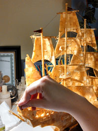 amber ship working 2