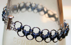 blue bracelet