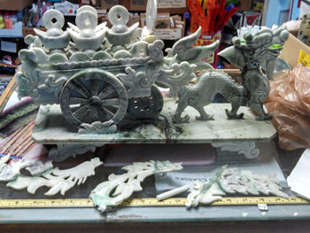 jade dragon before