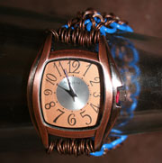 Mens Copper/Blue Watch